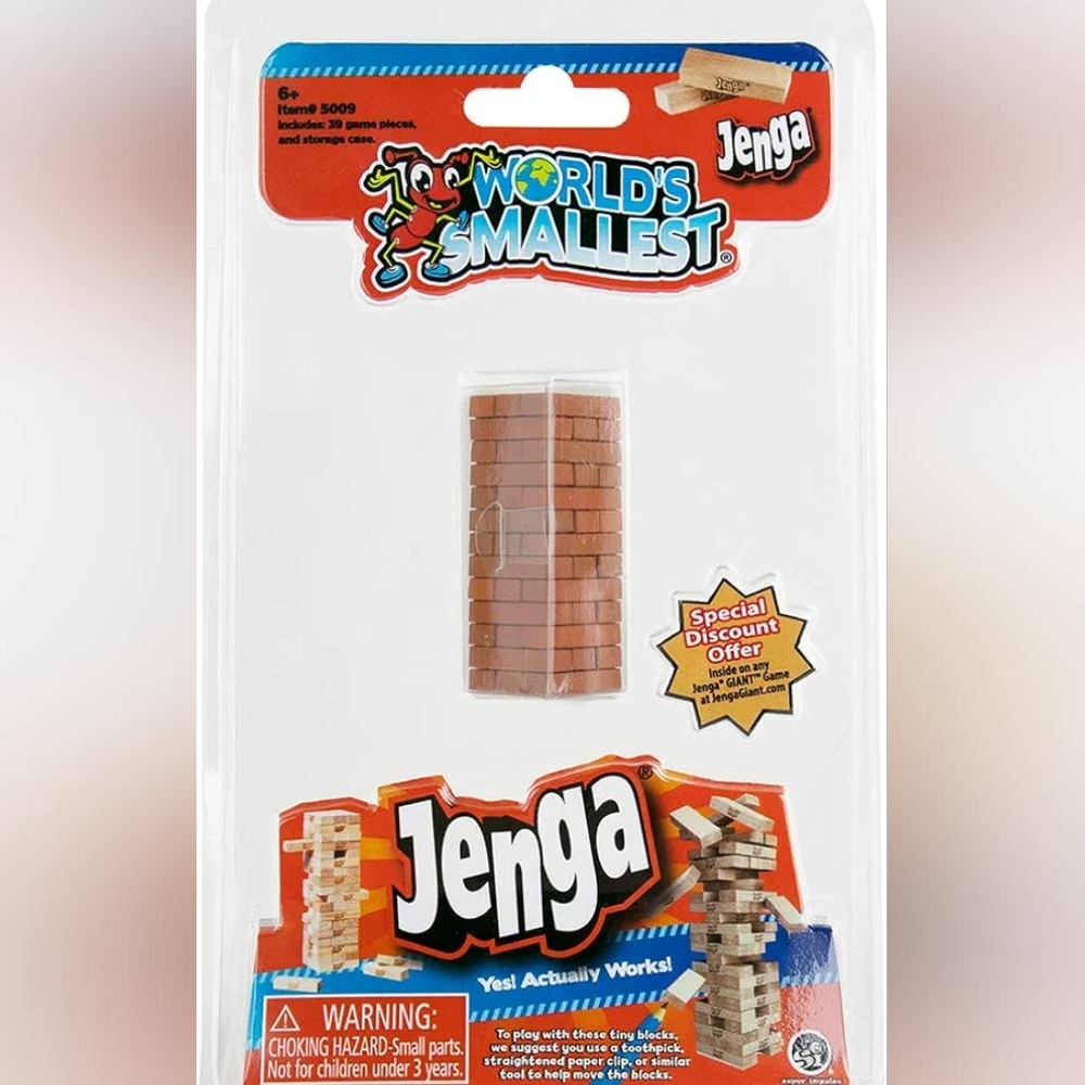 World's smallest Jenga